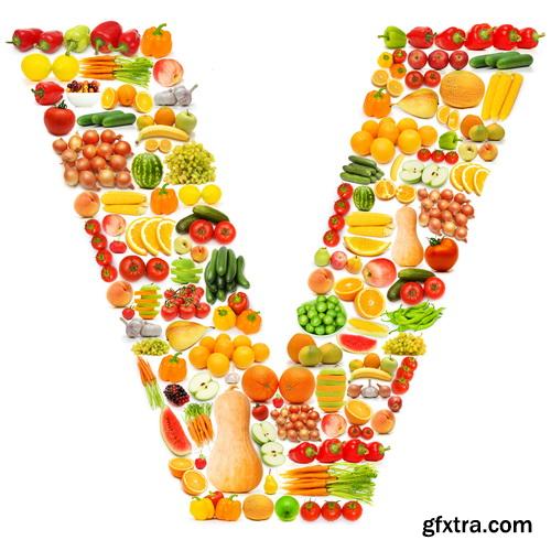 Fruit Alphabet #2, 25xJPG