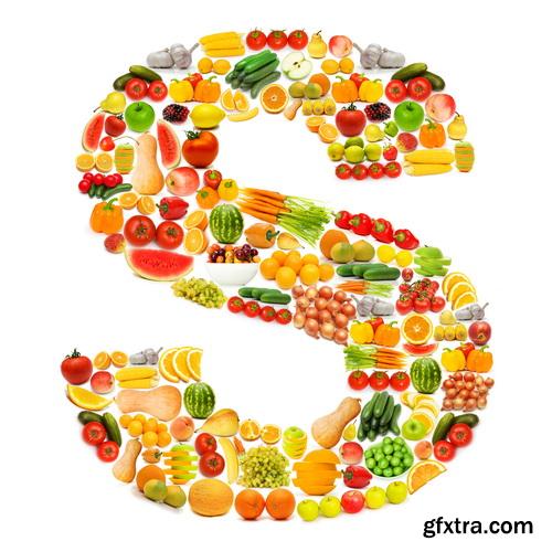 Fruit Alphabet #2, 25xJPG