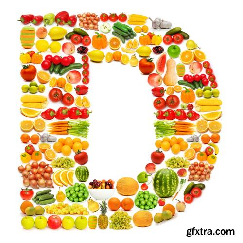 Fruit Alphabet #2, 25xJPG