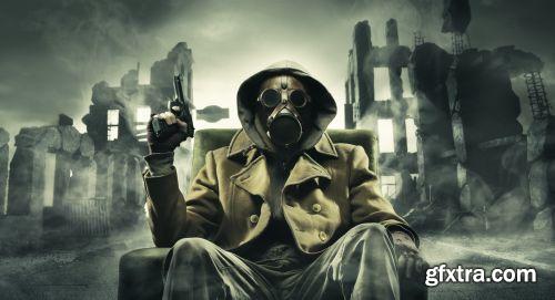 Gas Mask & Air Pollution 25xJPG