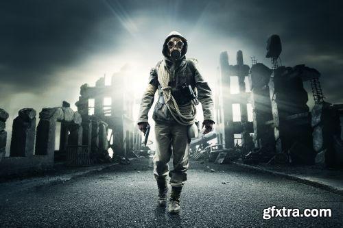 Gas Mask & Air Pollution 25xJPG