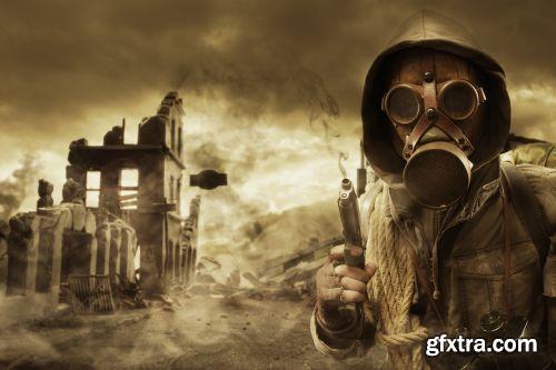 Gas Mask & Air Pollution 25xJPG