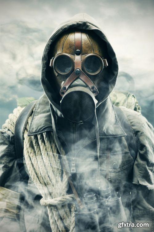 Gas Mask & Air Pollution 25xJPG