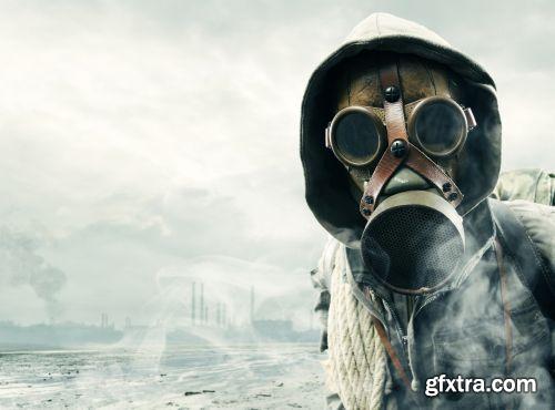 Gas Mask & Air Pollution 25xJPG