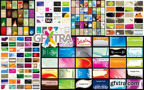 Collection business of cards Collection business of cards