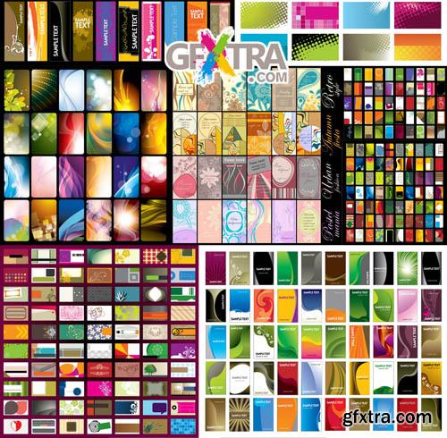 Collection business of cards Collection business of cards