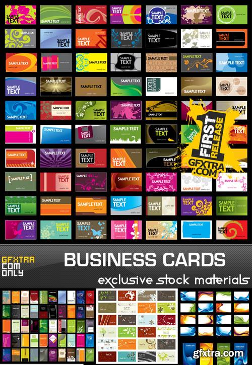 Collection business of cards Collection business of cards