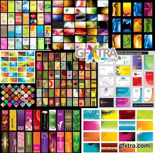 Collection business of cards Collection business of cards