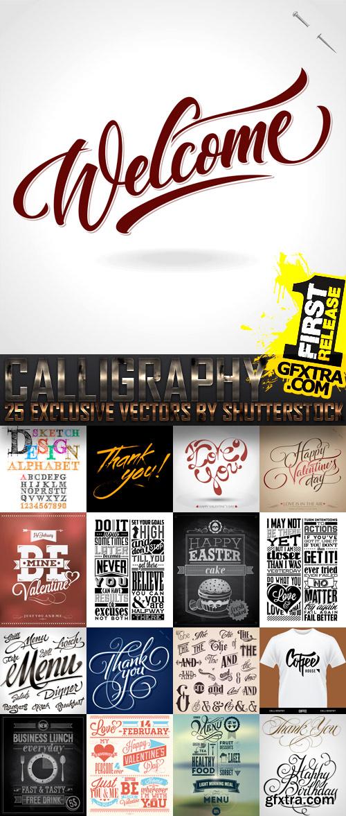 Calligraphy #1, 25xEPS