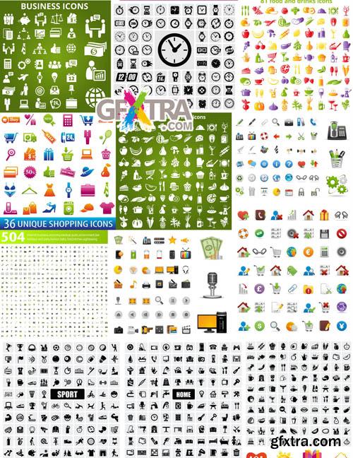 Collection of icons Collection of icons