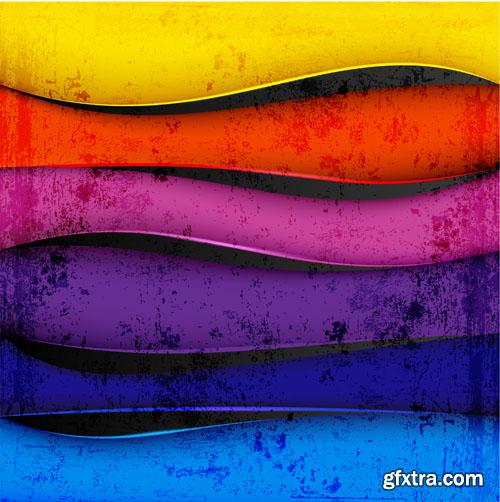 Collection of vector abstract backgrounds 4