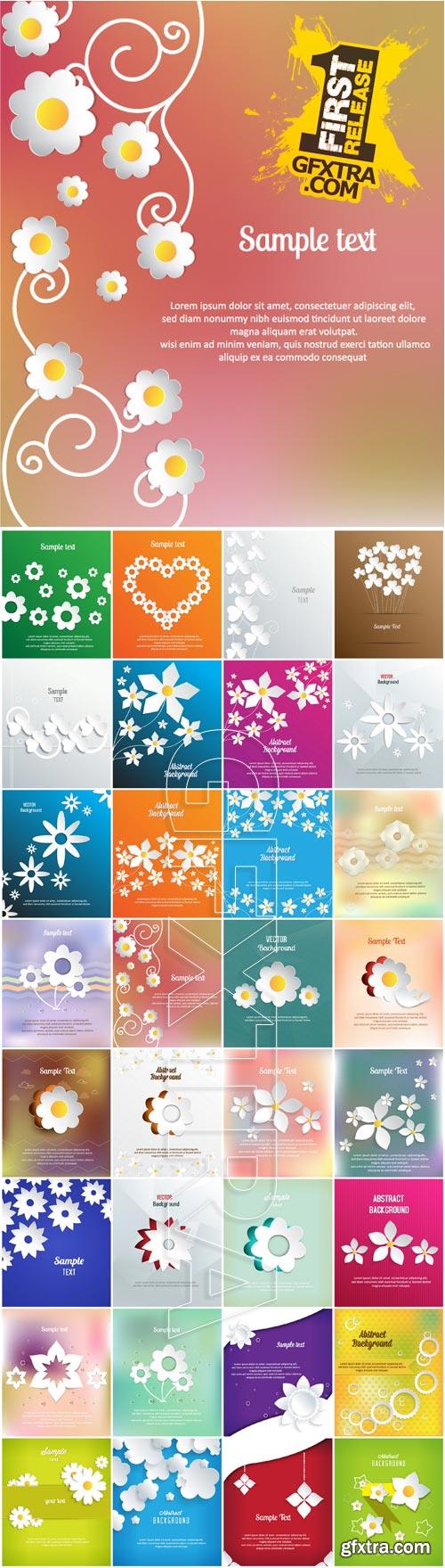 Abstract 3D Flowers Set 2 - 32xEPS Abstract 3D Flowers Set 2 - 32xEPS