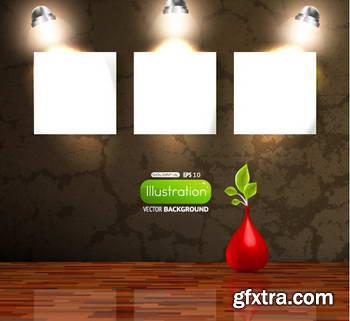 3d Empty Shelfs 32xEPS 3d Empty Shelfs 32xEPS