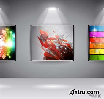 3d Empty Shelfs 32xEPS 3d Empty Shelfs 32xEPS