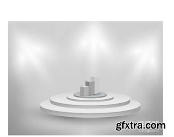 3d Empty Shelfs 32xEPS 3d Empty Shelfs 32xEPS