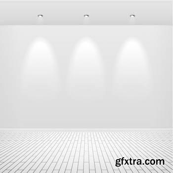 3d Empty Shelfs 32xEPS 3d Empty Shelfs 32xEPS