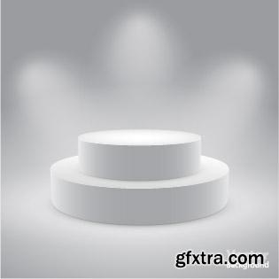 3d Empty Shelfs 32xEPS 3d Empty Shelfs 32xEPS