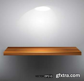 3d Empty Shelfs 32xEPS 3d Empty Shelfs 32xEPS
