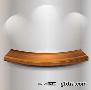 3d Empty Shelfs 32xEPS 3d Empty Shelfs 32xEPS