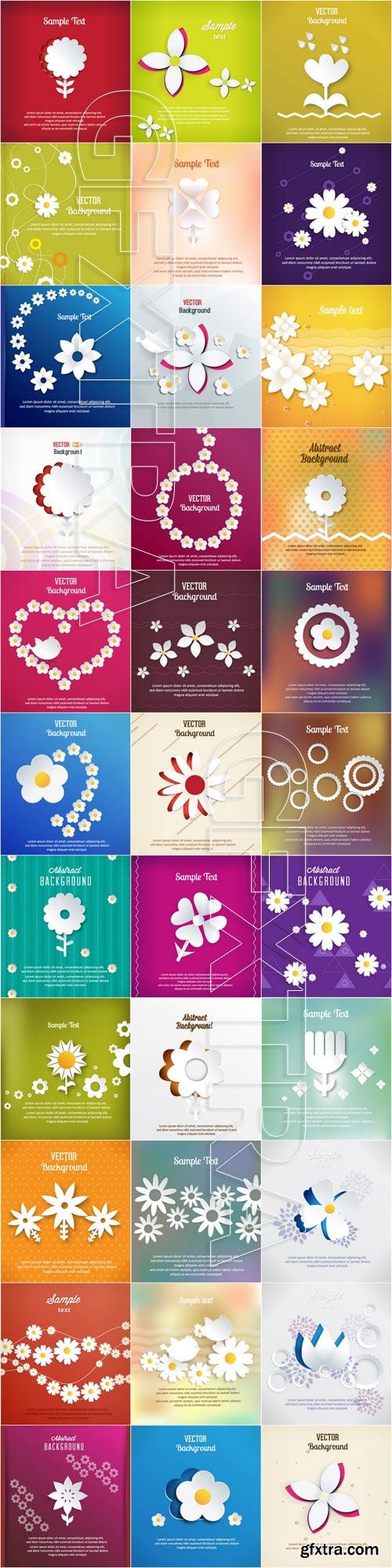 Abstract 3D Flowers Set 3 - 33xEPS Abstract 3D Flowers Set 3 - 33xEPS