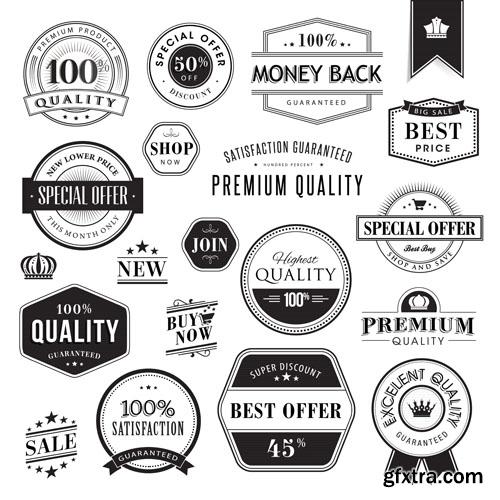 Collection of labels Collection of labels