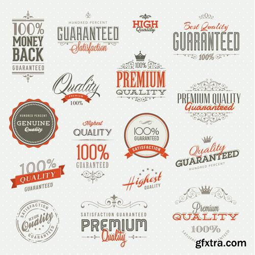 Collection of labels Collection of labels