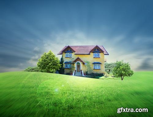 Real Estate Agent with House Model & Keys 30xJPG Real Estate Agent with House Model & Keys 30xJPG