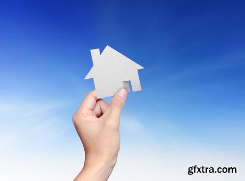 Real Estate Agent with House Model & Keys 30xJPG Real Estate Agent with House Model & Keys 30xJPG