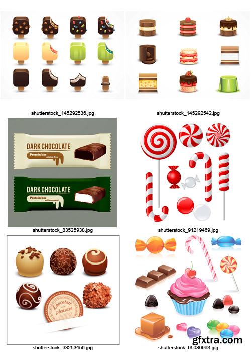Amazing SS - Ice Cream & Candy, 25xEPS Amazing SS - Ice Cream & Candy, 25xEPS