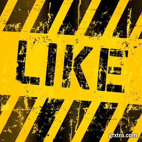 Warning and danger 25xEPS Warning and danger 25xEPS