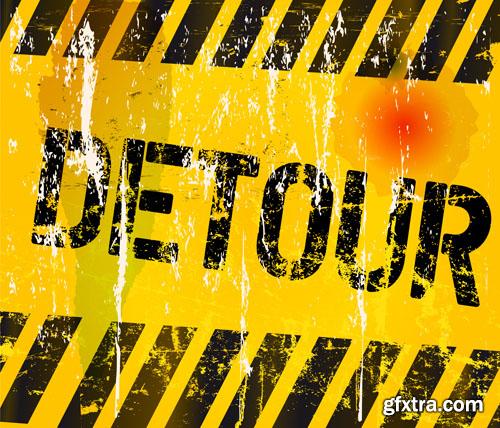 Warning and danger 25xEPS Warning and danger 25xEPS