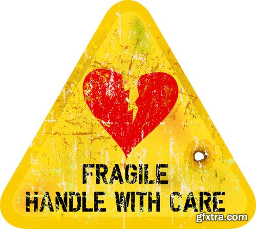 Warning and danger 25xEPS Warning and danger 25xEPS