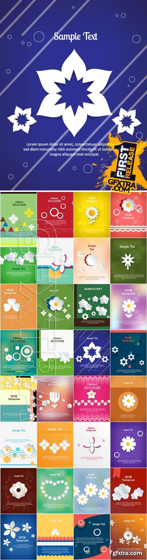 Abstract 3D Flowers Set 4 - 32xEPS Abstract 3D Flowers Set 4 - 32xEPS