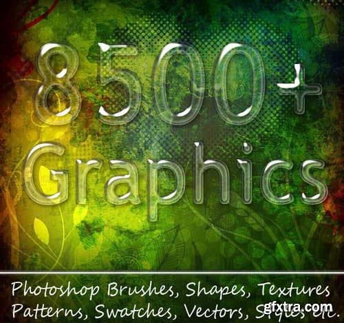 Photoshop Graphics Bundle - 8500 Elements