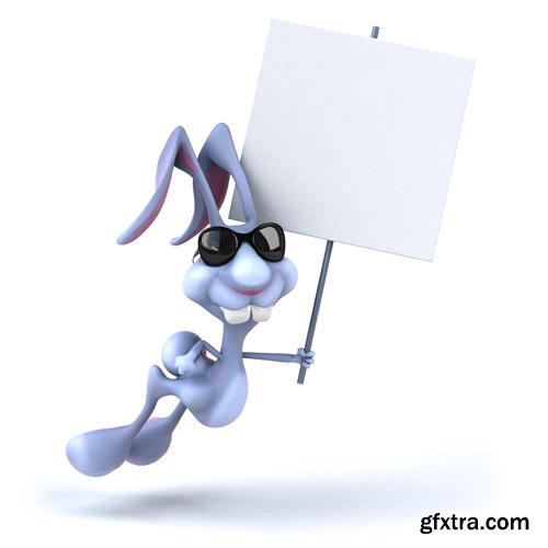 3D Characters With Banners - 25 HQ Images