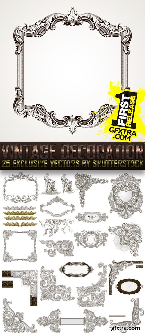 Amazing SS - Vintage Decoration, 25xEPS