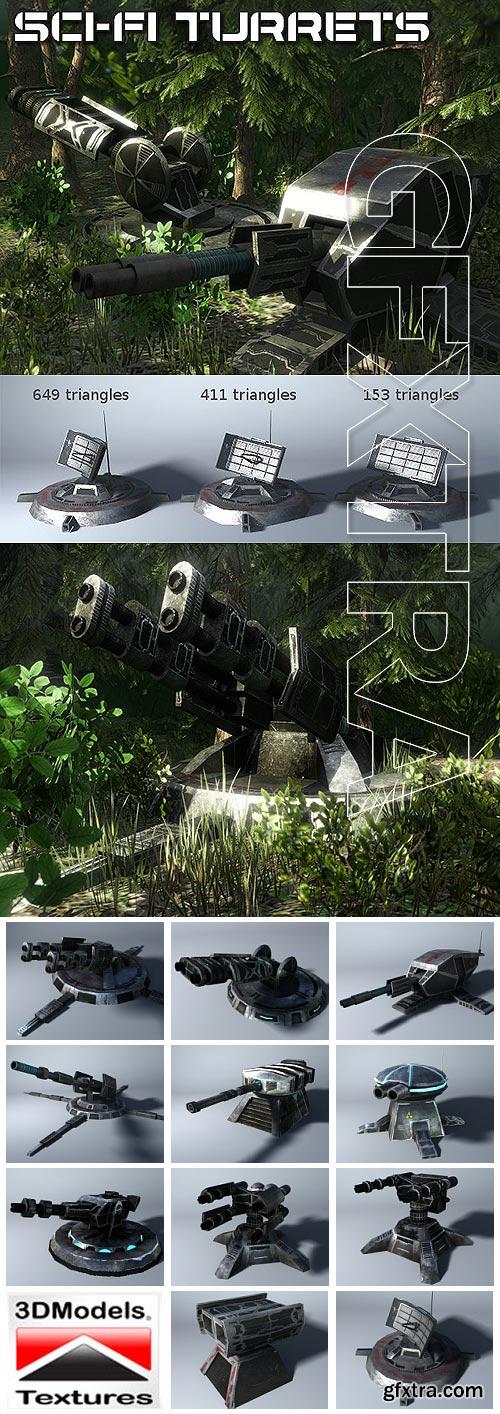 Dexsoft - Sci-Fi Turrets Model Pack