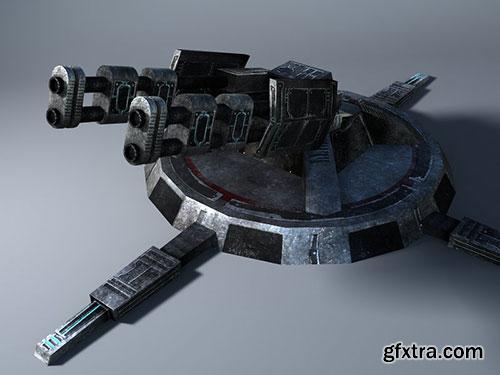 Dexsoft - Sci-Fi Turrets Model Pack