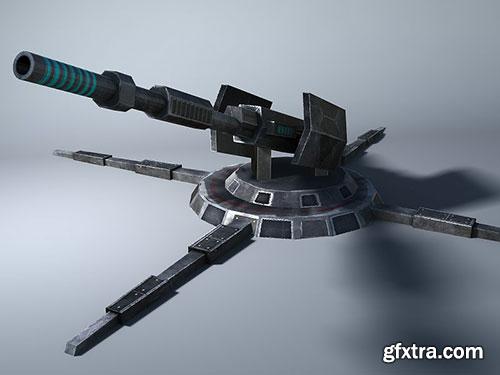 Dexsoft - Sci-Fi Turrets Model Pack