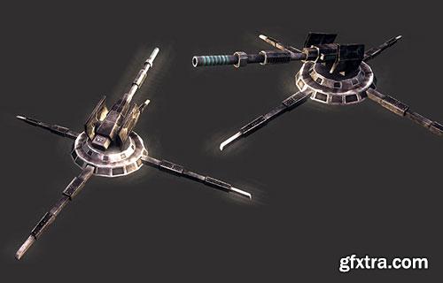 Dexsoft - Sci-Fi Turrets Model Pack