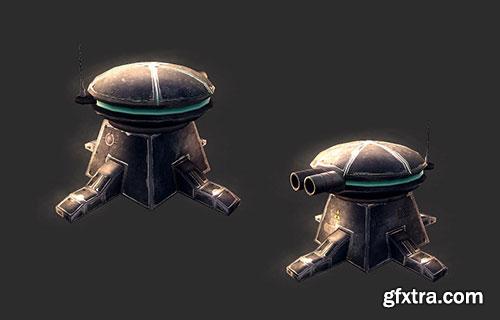 Dexsoft - Sci-Fi Turrets Model Pack