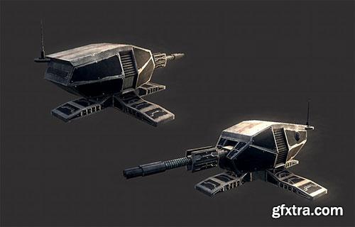 Dexsoft - Sci-Fi Turrets Model Pack