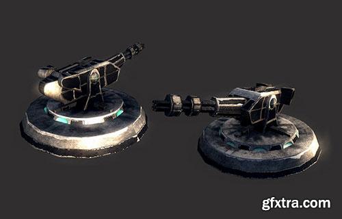 Dexsoft - Sci-Fi Turrets Model Pack