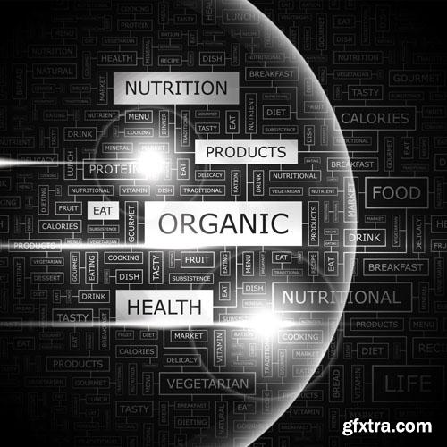 Word cloud concept illustration 25xEPS