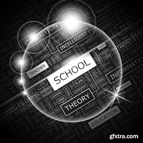 Word cloud concept illustration 25xEPS