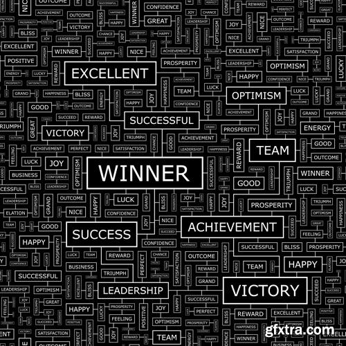 Word cloud concept illustration 25xEPS