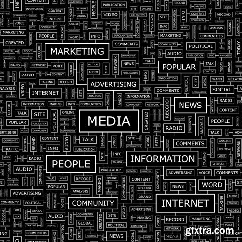 Word cloud concept illustration 25xEPS