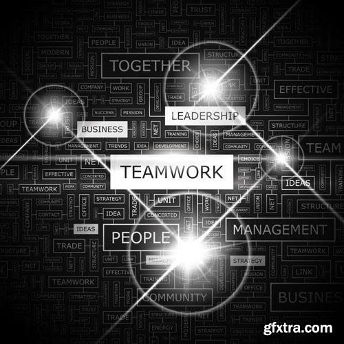 Word cloud concept illustration 25xEPS