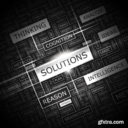 Word cloud concept illustration 25xEPS