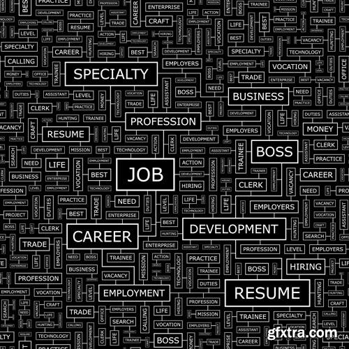 Word cloud concept illustration 25xEPS